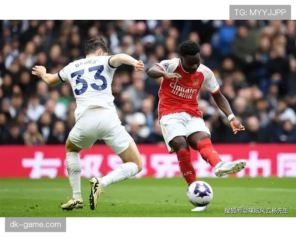 萨卡稳健发挥助阿森纳力克热刺，北伦敦德比全取三分